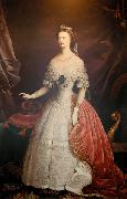 unknow artist Portrait of Empress Elisabeth of Austria-Hungary oil painting reproduction